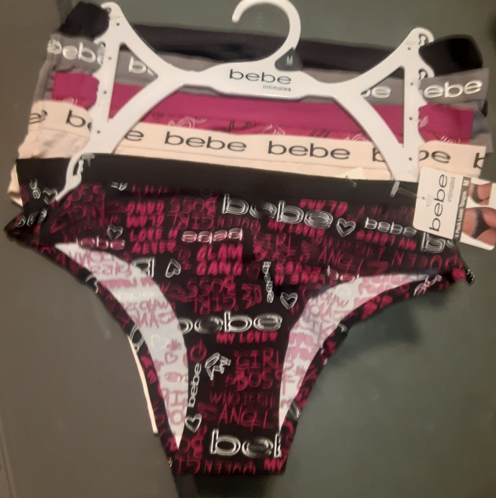 New bebe Woman's Panty Set Bundle